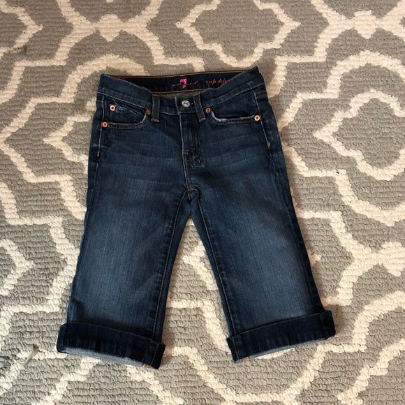 7 For All Mankind Other - 7 For All Mankind Dojo Cropped Kids Jean Size 10